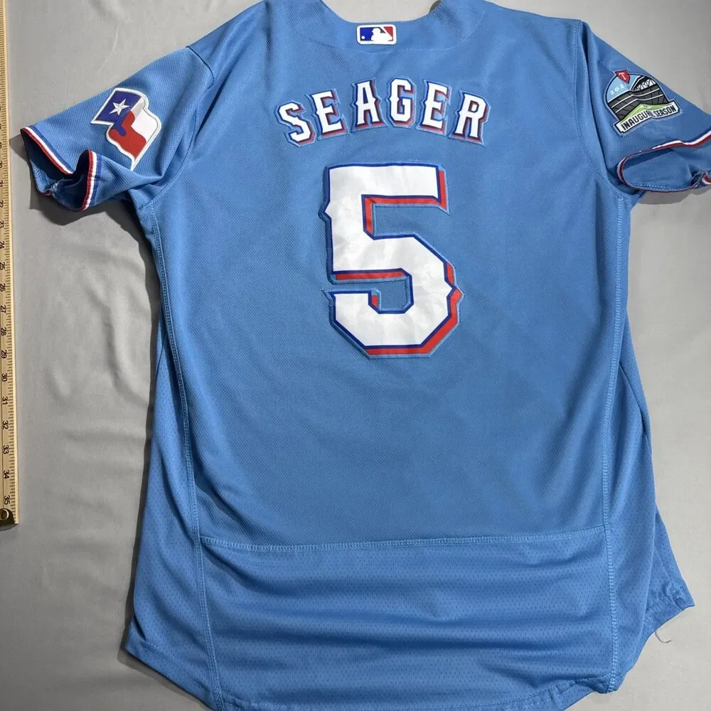 Nike Texas Rangers MLB Corey Seager #5 Jersey Limited Light Blue Sz S